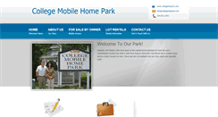 Desktop Screenshot of collegemhpark.com